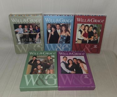 Will and Grace Original NBC DVD lot TV Series Seasons 1 2 3 4 and 6