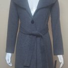 Tahari Cheryl Gray Charcoal Wool Blend Coat Size 2 NEW Retail $340