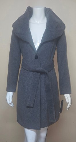 Tahari Cheryl Gray Charcoal Wool Blend Coat Size 2 NEW Retail $340