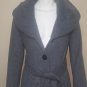 Tahari Cheryl Gray Charcoal Wool Blend Coat Size 2 NEW Retail $340