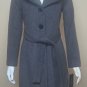 Tahari Cheryl Gray Charcoal Wool Blend Coat Size 2 NEW Retail $340