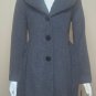 Tahari Cheryl Gray Charcoal Wool Blend Coat Size 2 NEW Retail $340