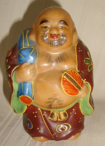 Buddha Japanese Embellished Figurine ,Vintage