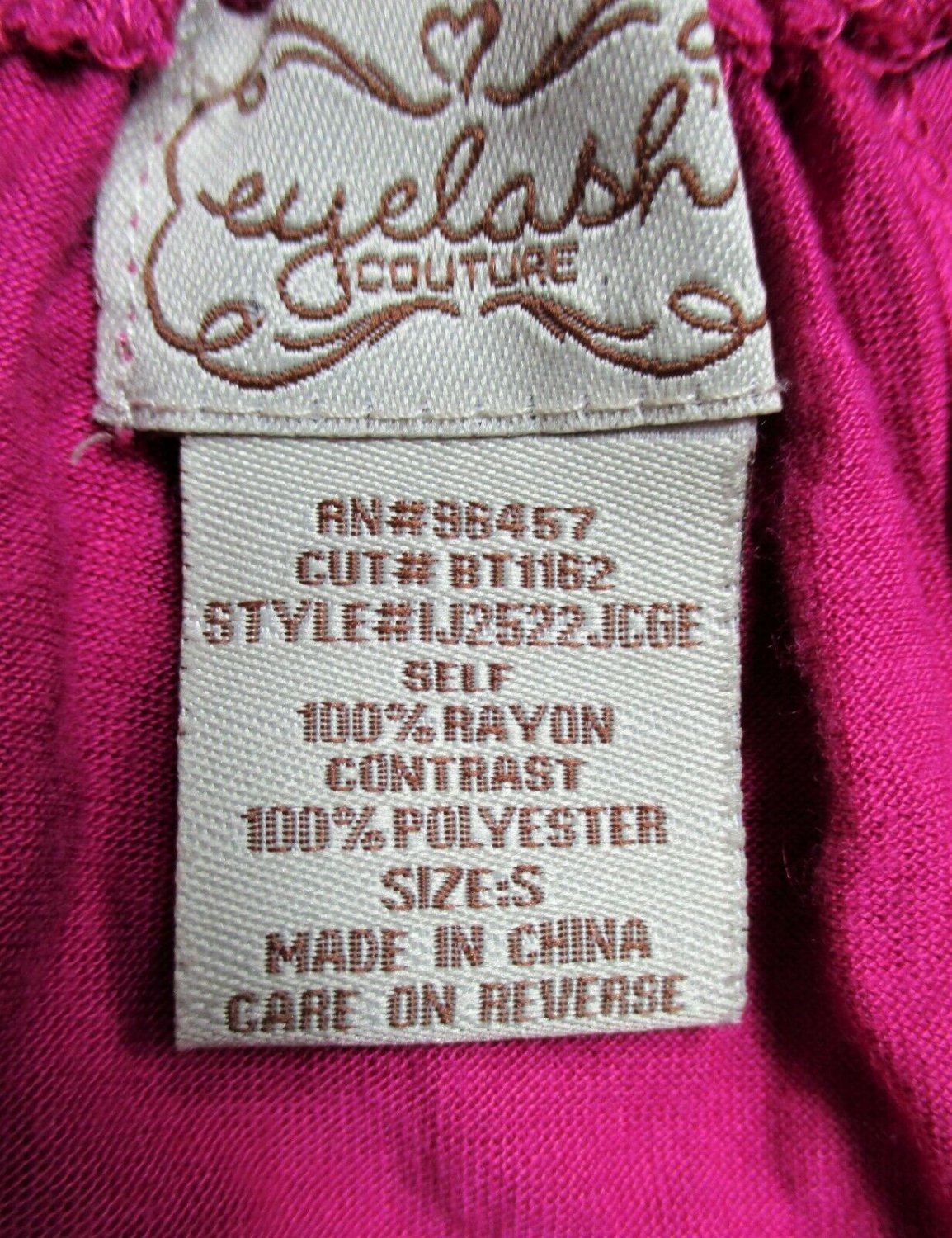 eyelash couture shirt