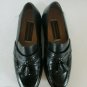 Johnston Murphy Black Leather Tassels Slip On Loafers Shoes Men's 8 M (SM4)