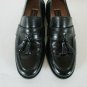 Johnston Murphy Black Leather Tassels Slip On Loafers Shoes Men's 8 M (SM4)