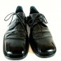 Mezlan Black Leather Square Tow Lace Up Oxford Dress Shoes Men's 10.5 (SM3)PG