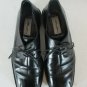 Mezlan Black Leather Square Tow Lace Up Oxford Dress Shoes Men's 10.5 (SM3)PG