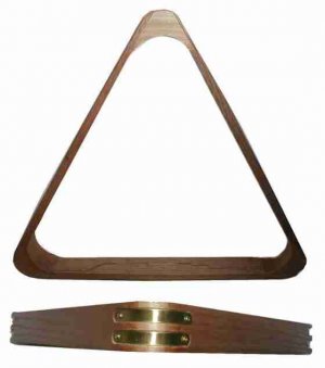 EIGHT BALL RACK...OAK FINISH