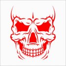 2 Pack of Custom "Skull Face 3" Vinyl Decals / Stickers 2 Pack of Custom "Skull Face 3" Vinyl Decals / Stickers