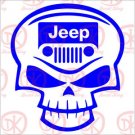 2 Pack of Custom "Jeep Skull2" Vinyl Decals / Stickers