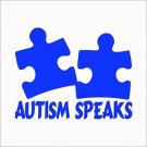 2 Pack of Custom "Autism Speaks" Vinyl Decals / Stickers 2 Pack of Custom "Autism Speaks" Vinyl Decals / Stickers
