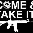 2 Pack of Custom "Come and Take It" Vinyl Decals / Stickers 2 Pack of Custom "Come and Take It" Vinyl Decals / Stickers
