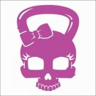 2 Pack of Custom Kettlebell Bow Skull Vinyl Decals / Stickers 2 Pack of Custom Kettlebell Bow Skull Vinyl Decals / Stickers