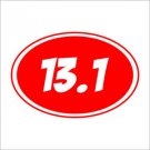 2 Pack of Custom 13.1 Marathon Vinyl Decals / Stickers 2 Pack of Custom 13.1 Marathon Vinyl Decals / Stickers