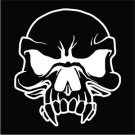 Vampire Skull Vinyl Decals / Stickers 2(TWO) Pack
