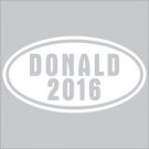 DONALD 2016 Vinyl Decals / Stickers 2(TWO) Pack