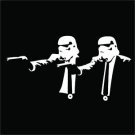 Star Wars Pulp Fiction MashUP Vinyl Decals / Stickers 2(TWO) Pack