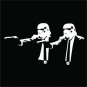Star Wars Pulp Fiction MashUP Vinyl Decals / Stickers 2(TWO) Pack