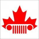 Maple Jeep Vinyl Decals / Stickers 2(TWO) Pack