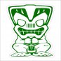Tiki Man Printed Vinyl Decals / Stickers 2(TWO) Pack