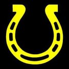 Lucky Horse Shoe Vinyl Decals / Stickers 2(TWO) Pack