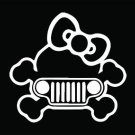 Kitty Jeep Vinyl Decals / Stickers 2(TWO) Pack Kitty Jeep Vinyl Decals / Stickers 2(TWO) Pack