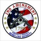 2nd Amendment AR 15 Printed Vinyl Decal / Sticker