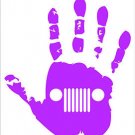 Jeep Hand Waive Vinyl Decals / Stickers 2(TWO) Pack Jeep Hand Waive Vinyl Decals / Stickers 2(TWO) Pack
