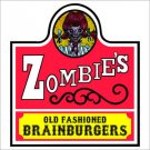 Wendy's "Zombie" Printed Vinyl Decal / Sticker