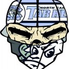 UNC Tarheels Bandanna Vinyl Decal / Sticker