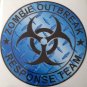 Zombie Outbreak Response Team Blue Diamond Vinyl Decal / Sticker