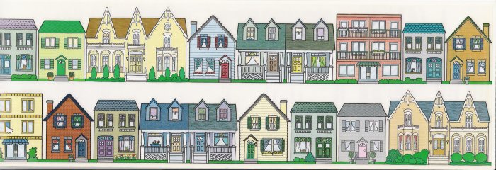 Houses Stickers