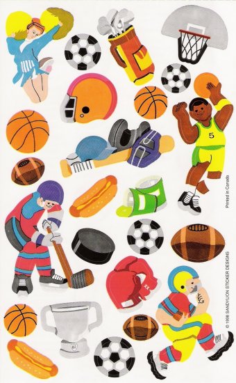 Sports Overload Stickers