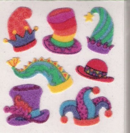 Fuzzy Colorful Hats