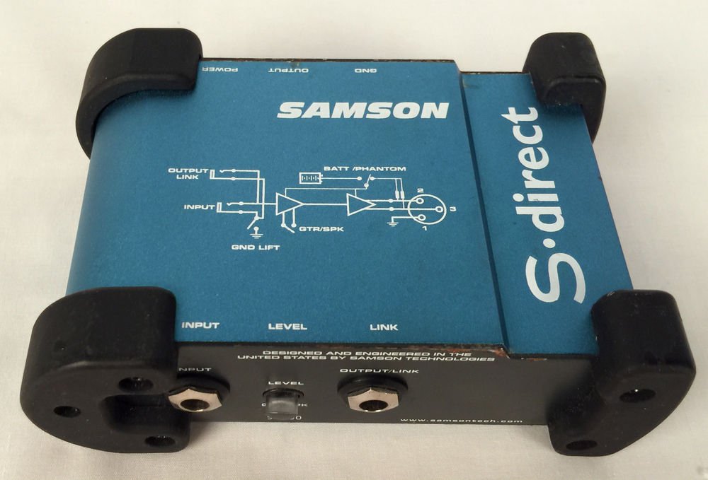 Samson SDirect Plus Active Stereo Direct Box/DI w/Ground Lift, XLR and