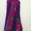 J001 Reversible Sari Wrap Skirt