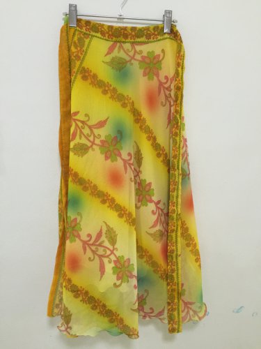 J002 Reversible Sari Wrap Skirt