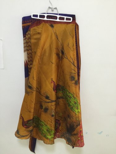 J015 Reversible Sari Wrap Skirt