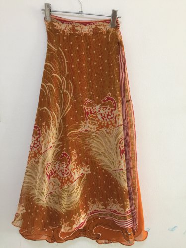J016 Reversible Sari Wrap Skirt