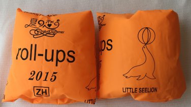 Inflatable roll up arm bands S222