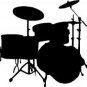 Full Drum Kit/Set Sticker/Decal for Band Drummer