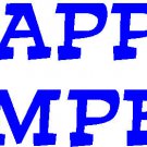 Happy Camper Sticker,Decal,Graphic #5 text