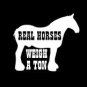 Real Horses Weigh a Ton-Draft Horse Sticker/Decal