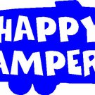 Happy Camper Pop-Up Trailer Sticker,Decal,Graphic popup