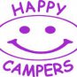 Happy Camper Sticker,Decal,Graphic #3 smiley face