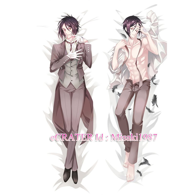 Black Butler Kuroshitsuji Dakimakura Black Butler Kuroshitsuji Pillow Cover