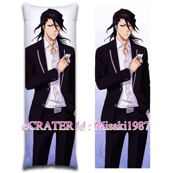 Bleach Dakimakura Byakuya Kuchiki Anime Hugging Body Pillow Case Cover