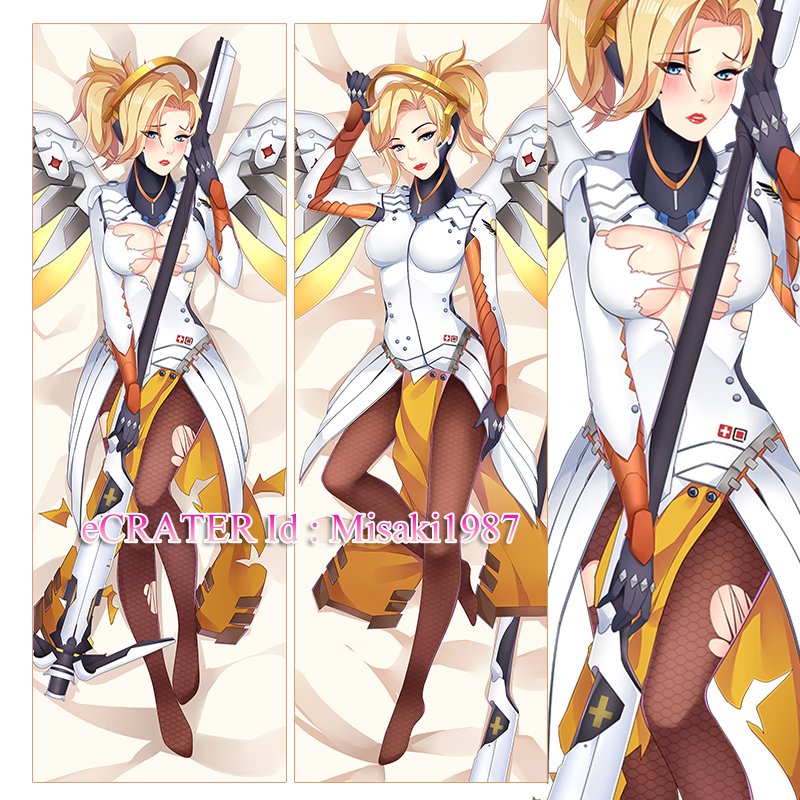 Overwatch Dakimakura Mercy Angela OW Mercy Dakimakura Anime Body Pillow