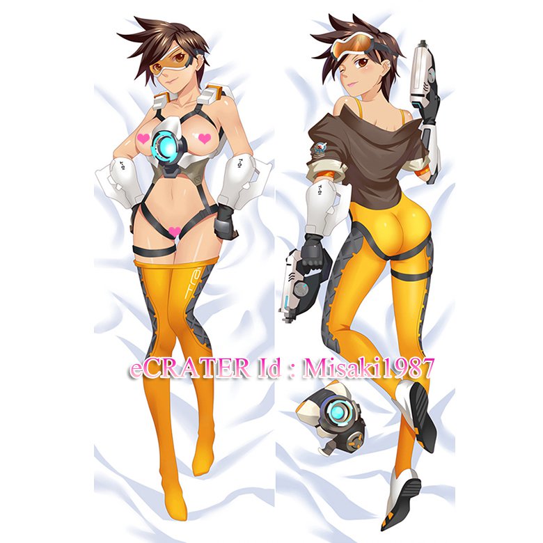 Overwatch Dakimakura Tracer Anime Hugging Body Pillow Case Overwatch Dakimakura Tracer Anime Hugging Body Pillow Case